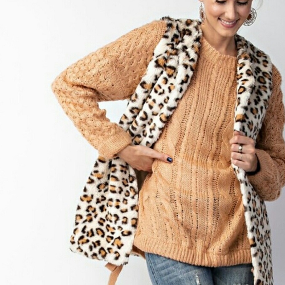 Leopard Vest